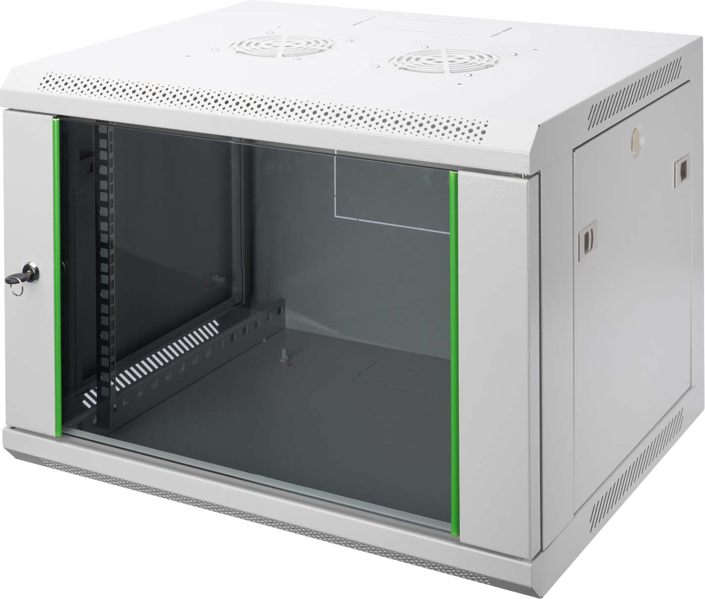 Assmann Electr. Soho Wandgehäuse RAL7035 624x600x450mm DN-19 12-U-EC