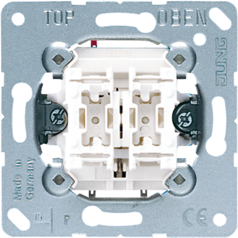 Jung Doppel-Taster 10AX 250V 2 Schließer 535 U