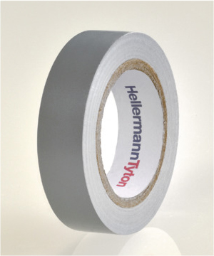 HellermannTyton PVC Isolierband grau Flex 15-GY15x10m