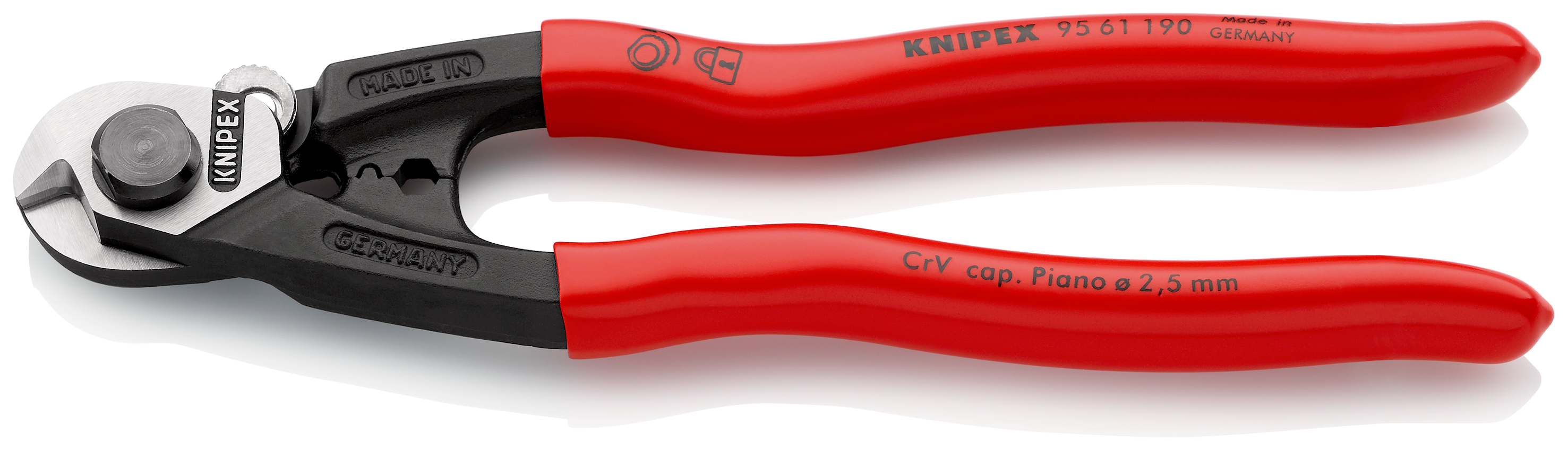 Knipex-Werk Drahtseilschere 190mm 95 61 190