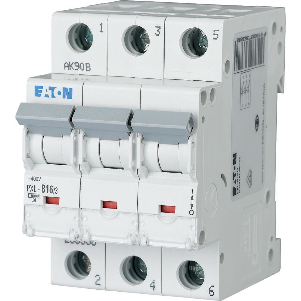 Eaton (Installation) LS-Schalter m.Beschrift. B 16A, 3p PXL-B16/3