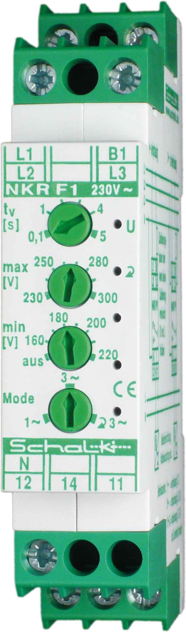 Schalk Netz-Überwachungs-Relais m.Drehf. 3x230/400V NKR F1