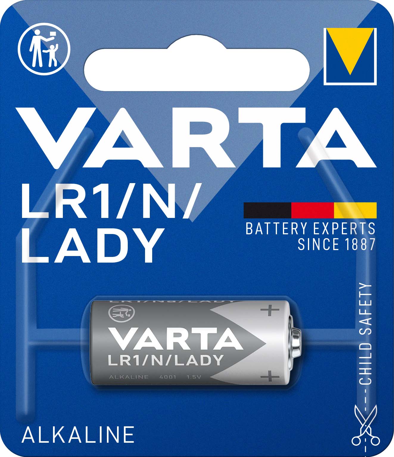 10 STK Varta Cons.Varta Batterie Electronics LR1/N/Lady/Al-Mn 4001 Bli.1