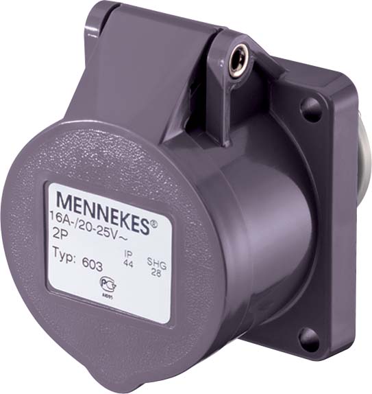 Mennekes Anbaudose 16A,2p,25V,IP44 603