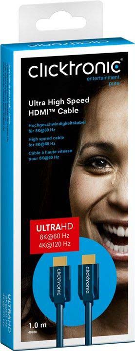 Wentronic Ultra HighSpeed HDMI Kabel 2m,TypA,f.4K/8K 40990