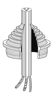 Hensel Stufenstutzen M40 IP55 STM 40