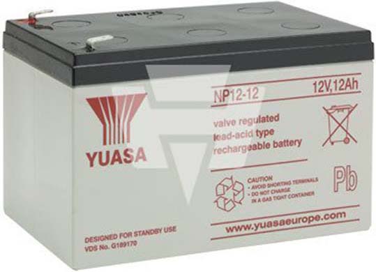 Hückmann Bleiakku 12V 12Ah Yuasa NP12-12 108373