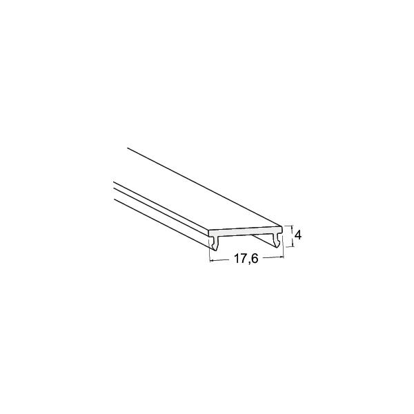 Brumberg Leuchten Abdeckung transparent 1000x17,6x4mm 53489001