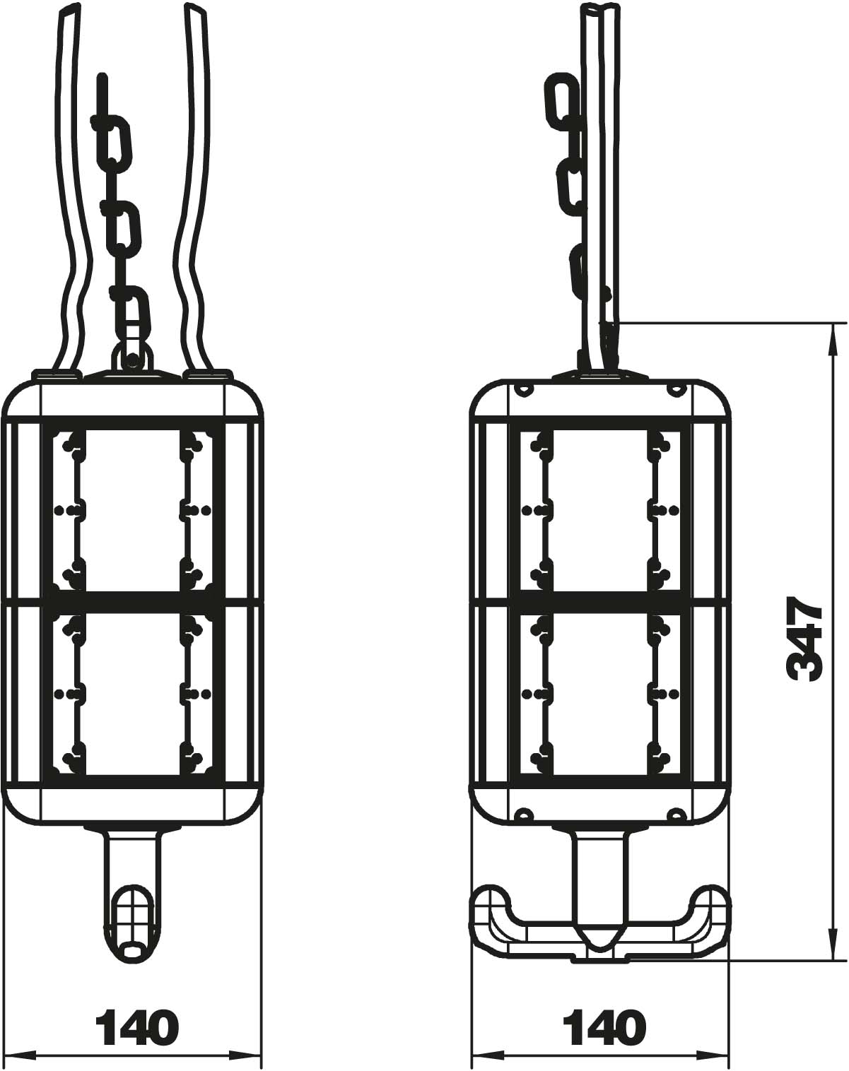 OBO Bettermann Vertr Versorgungseinheit IP20 m.Griff leer VH-8 LG