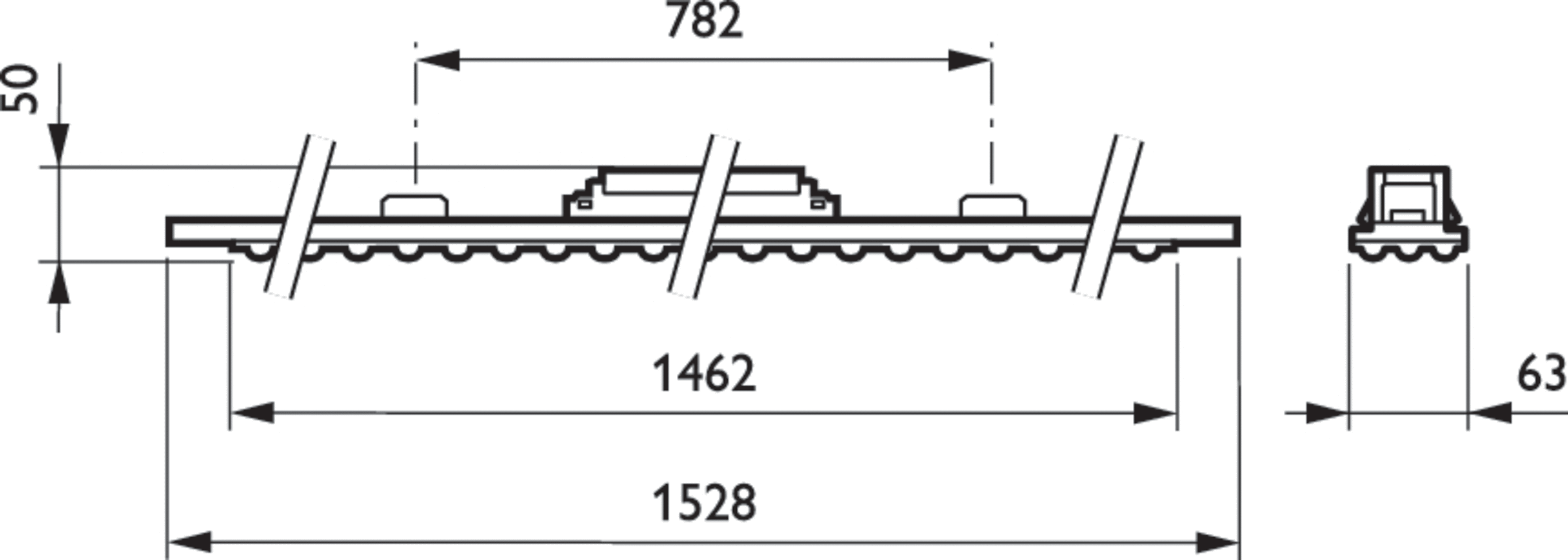 Signify PLS LED-Lichtträger ws G2 581 66S/840 PSD 4MX850 #66695999