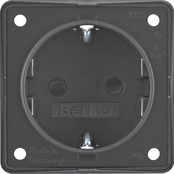 Berker Schuko-Steckd.anth m.Steckklemmen 947792505