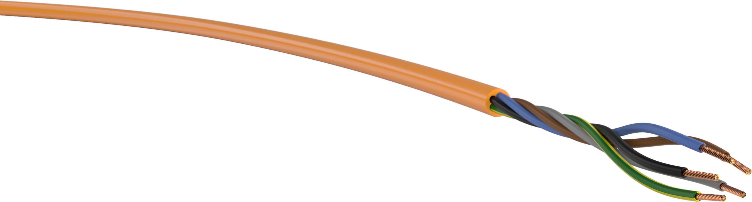 50 M Verschiedene-Diverse K+L H07BQ-F 5G2,5 Ri. 50 PUR-Leitung H07BQ-F 5G2,5