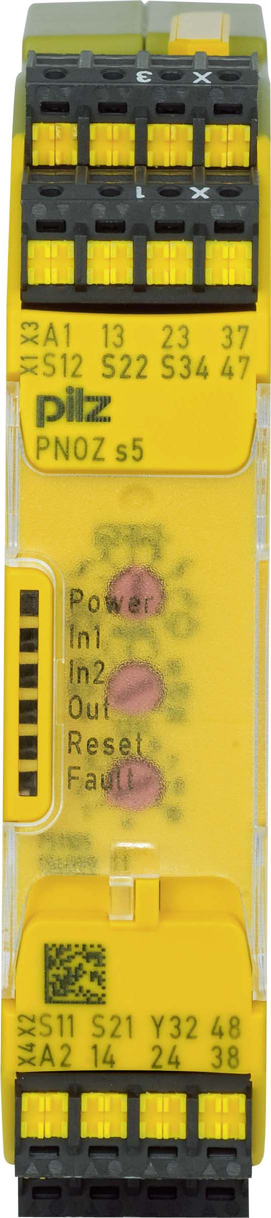 Pilz Not-Aus-Schaltgerät 24VDC 2 n/o 2 n/o t PNOZ s5 C #751105