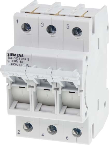 Siemens Dig.Industr. Minized 16A 400V 3P 5SG7631-0KK16