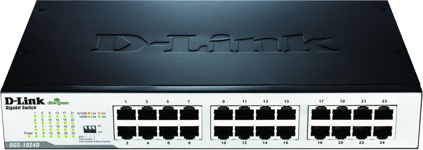 DLink Deutschland 24-Port Gigabit Switch 24x1000MbitTP DGS-1024D/E