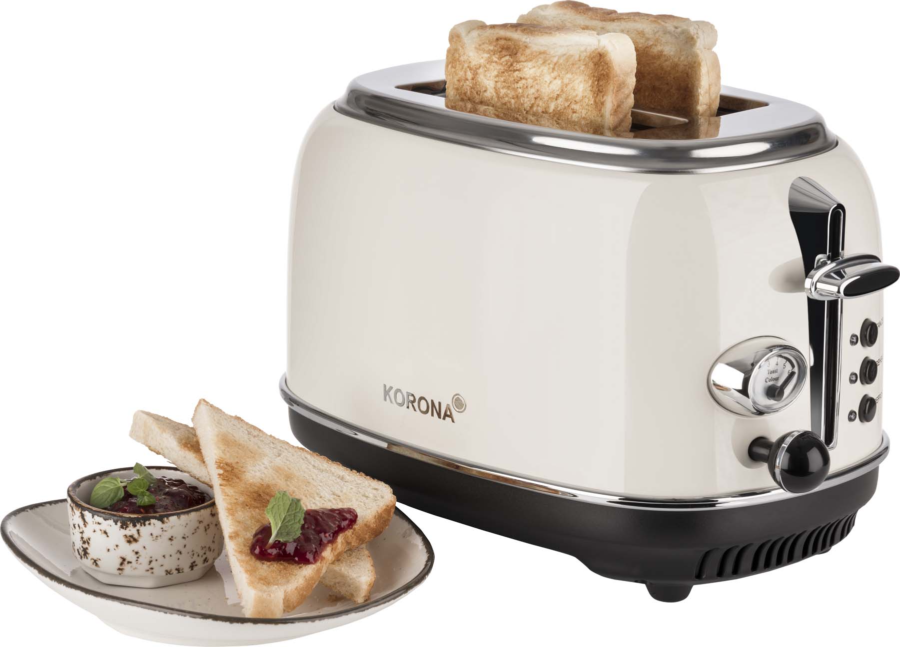 Korona electric Toaster Retro,2 Scheiben 21666 creme