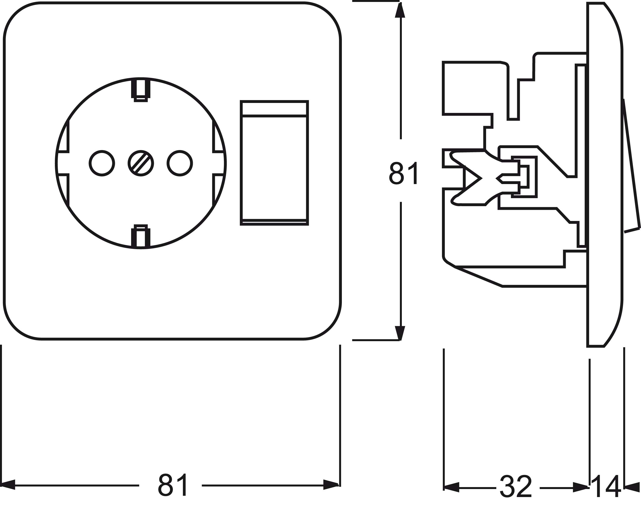 Busch-Jaeger Steckdose ws 4310/6 EUJ-212