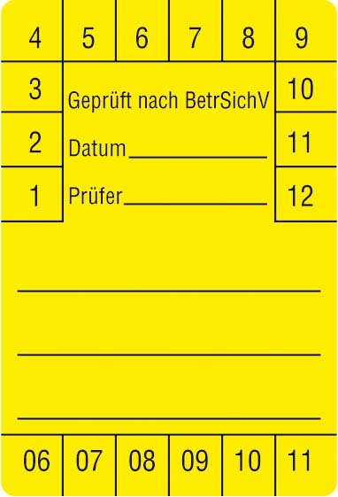 Fluke Prüfetiketten 60x40mm FTC00001280D(VE250)