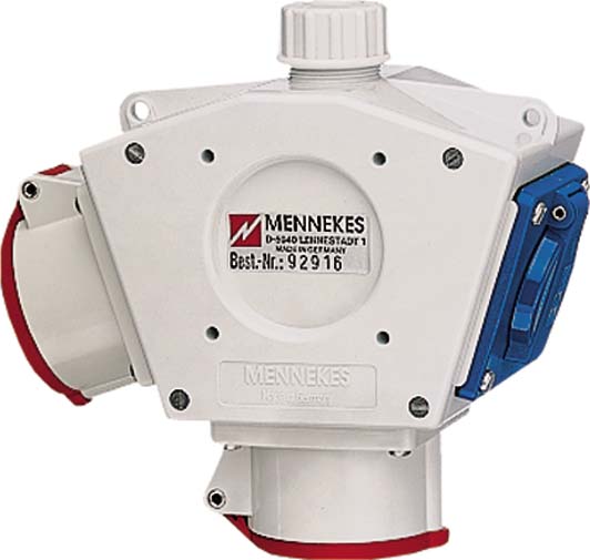Mennekes DELTA-BOX 2xCEE16A5P,Schuko 92916