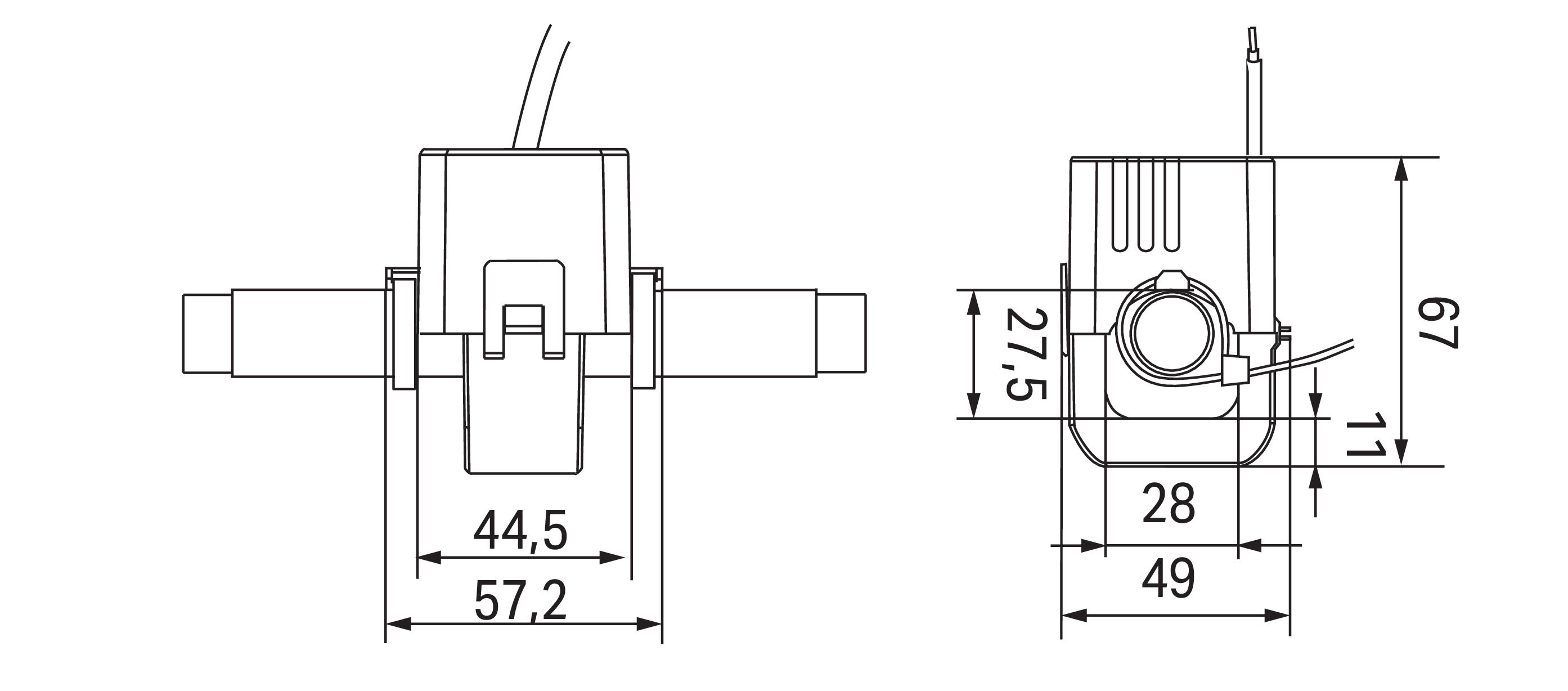 WAGO GmbH & Co. KG Kabelumbau-Stromwandler 855-4105/400-101