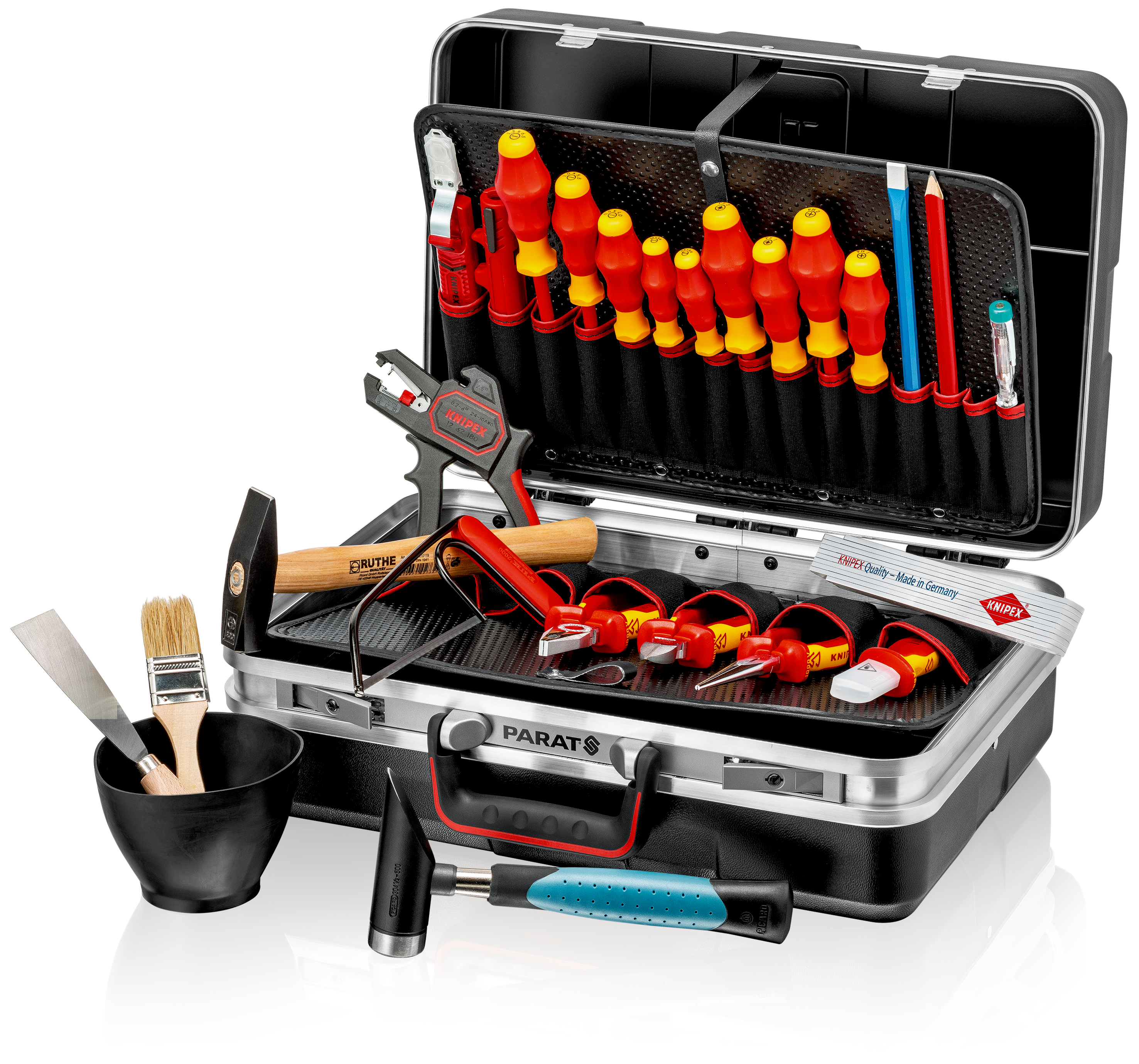Knipex-Werk VDE-Werkzeugkoffer schwarz, 26-teilig 00 21 21 S