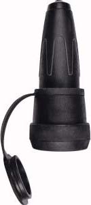 Merten SCHUKO-Kupplung sw mit Schnappkragen 173051