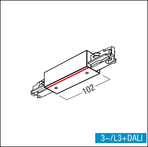 Zumtobel Group Mitteleinspeisung 3ph ws mit Schutzleiter S2 801160