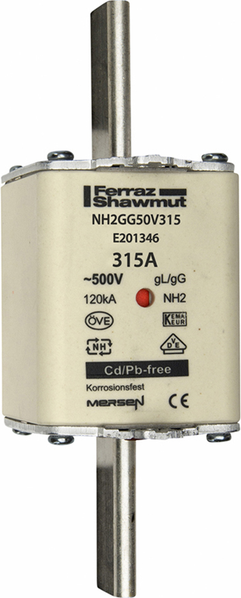 Mersen NH-Sicherungseinsatz SF Gr.2 gG 315A/500V KM NH2GG50V315