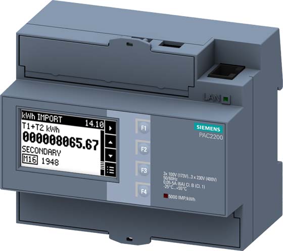 Siemens Dig.Industr. SENTRON Messgerät 7KM PAC2200 7KM2200-2EA30-1JA1