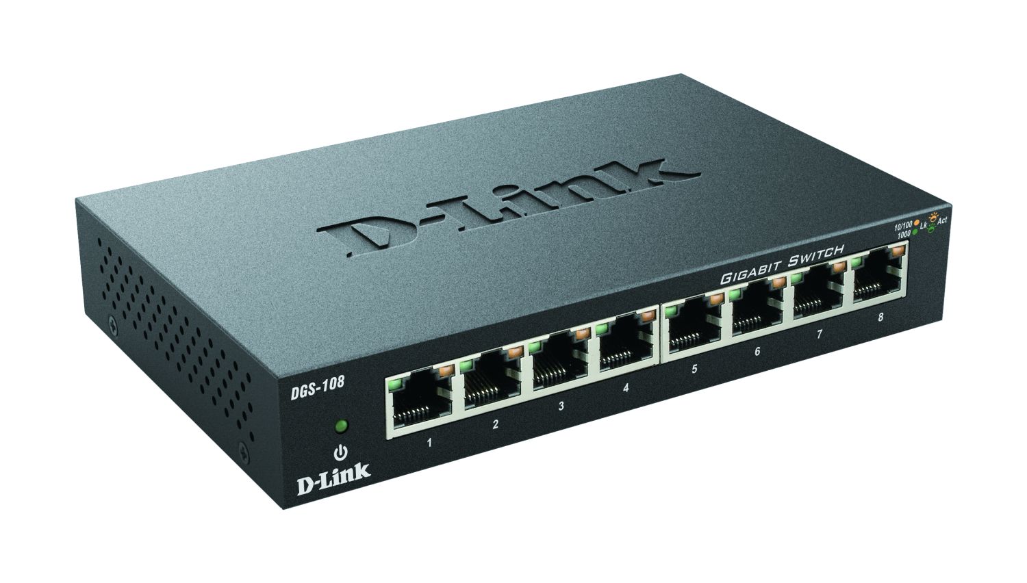 DLink Deutschland Gigabit Switch 8-Port Layer 2 DGS-108/E