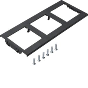 Tehalit Geräteblende dreifach für Geräteträger GTMBV04T3