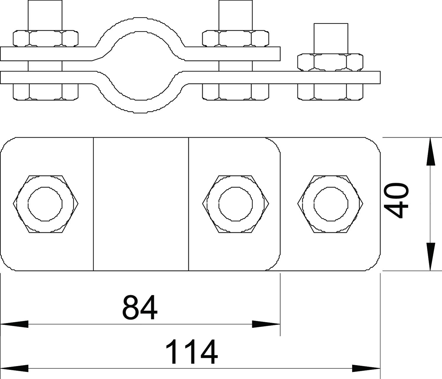 OBO Bettermann Vertr Anschlusschelle f.Omex-Erder 2730 20 FT