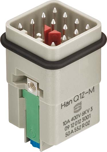 Harting Stifteinsatz Han Q 12/0 09120123001