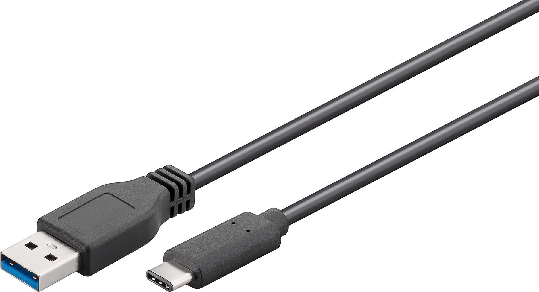Wentronic USB-3.0-Kabel,SuperSpeed 0,5m,sw 67999