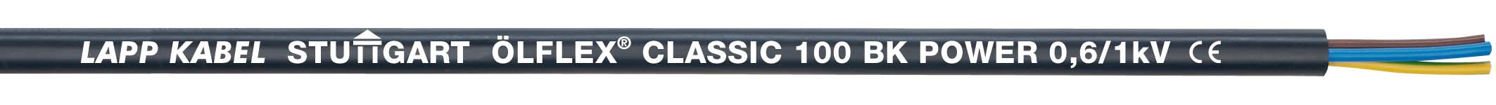 500 M Lapp Kabel&Leitung ÖLFLEX CLASSIC 100 BK 0,6/1 KV 4G1,5 1120464/500