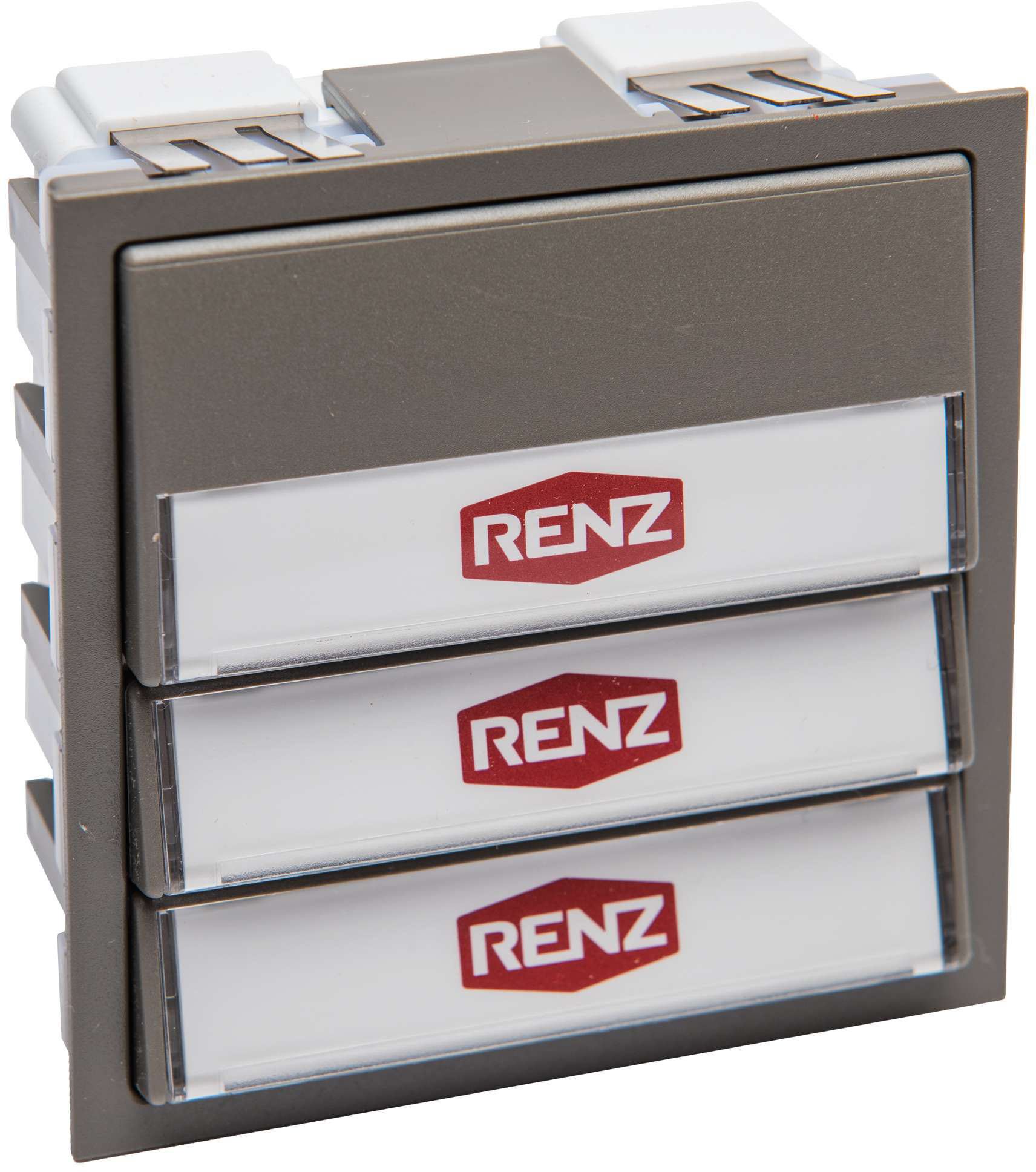 Renz Metallwaren. Klingelmodul mit 3 Klingeltaster 97-9-85271 gr