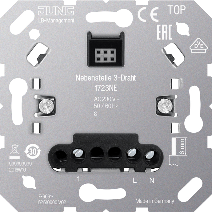 Jung Nebenstelle 3-Draht 1723 NE