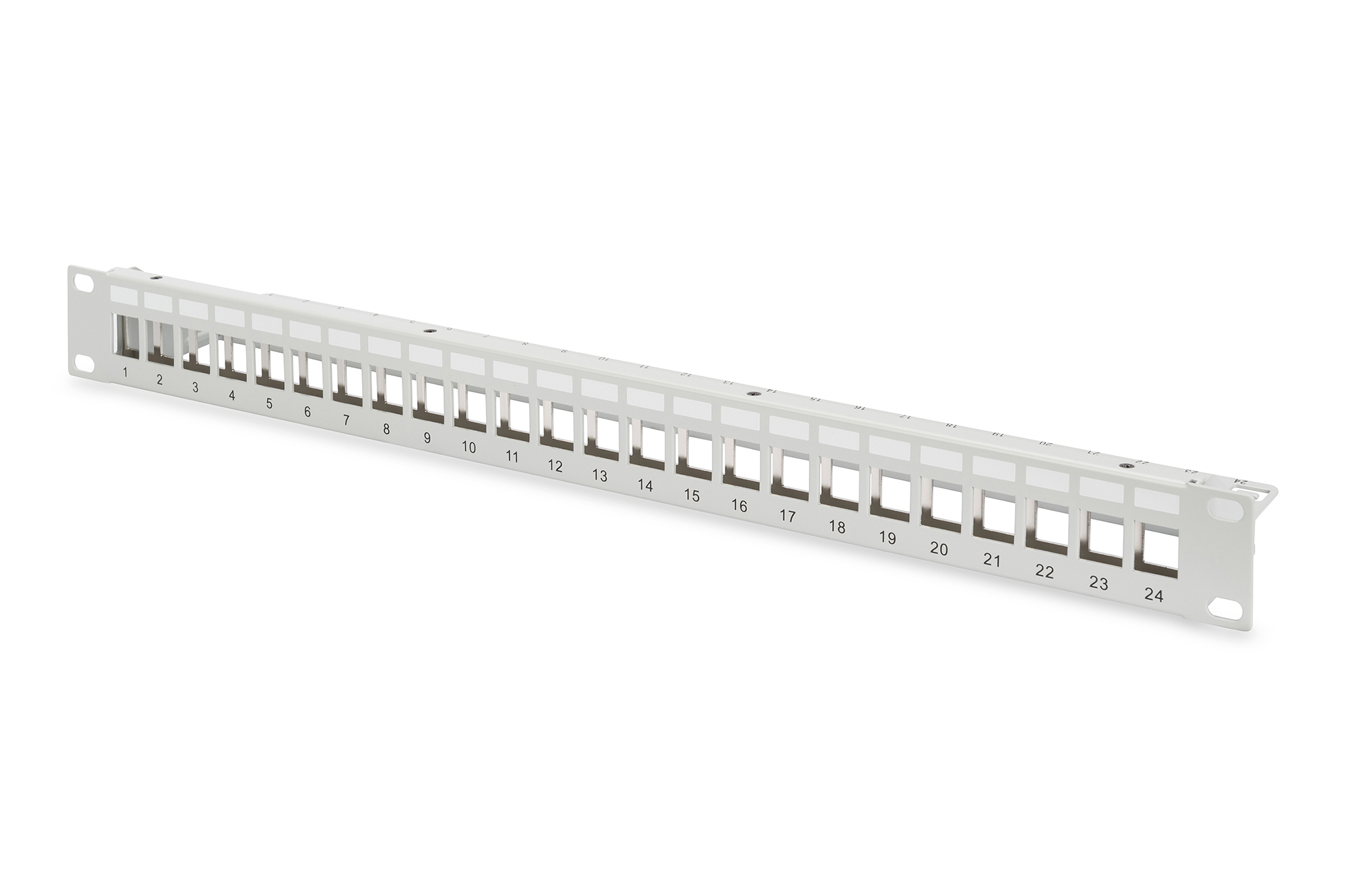 Assmann Electr. Modular Patch Panel gesch. 24Port,Blank,1HE,gr DN-91410