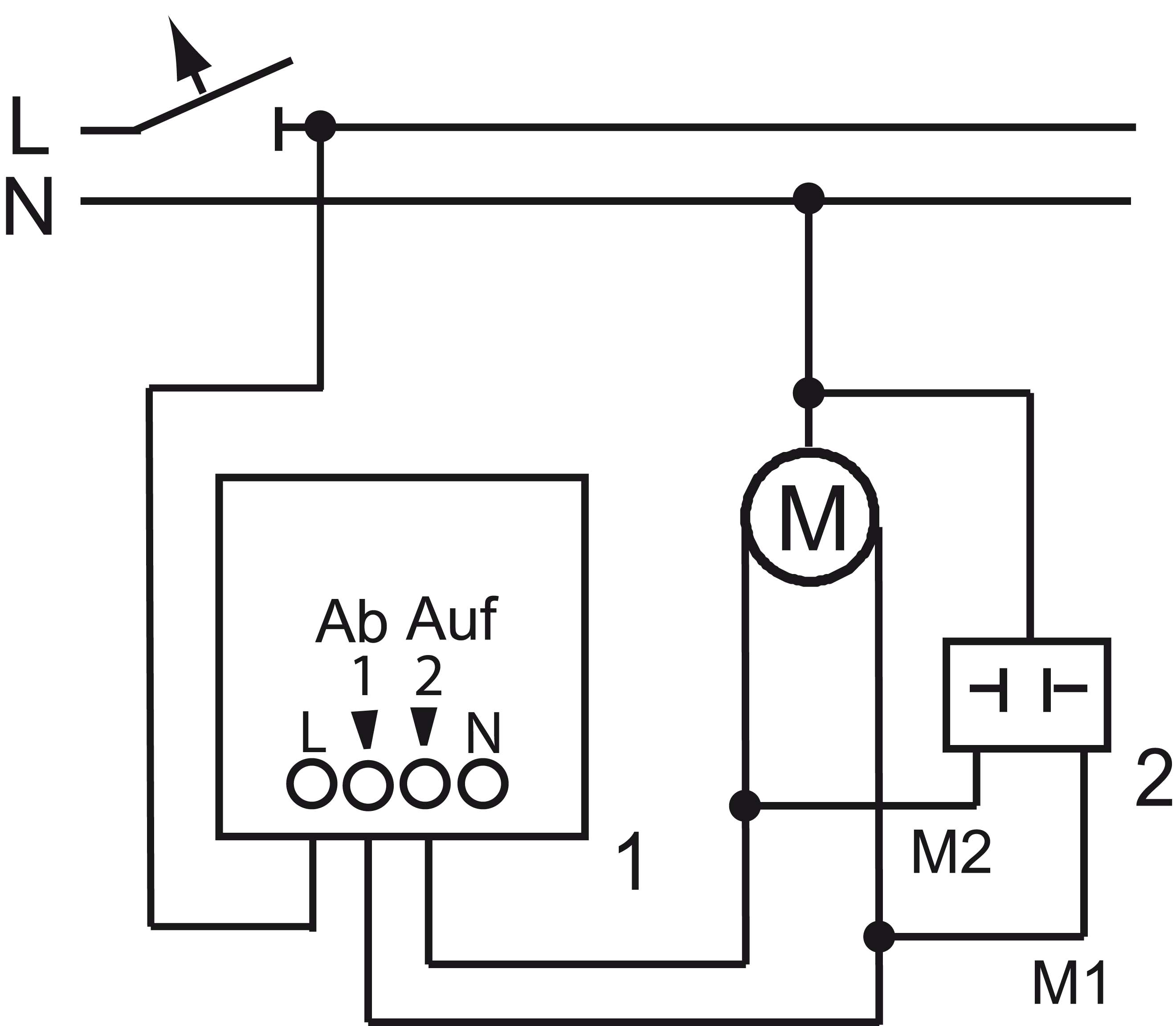 Busch-Jaeger Jalousie-Basis-Einsatz 2Schliesser 3A 690VA 6418 U