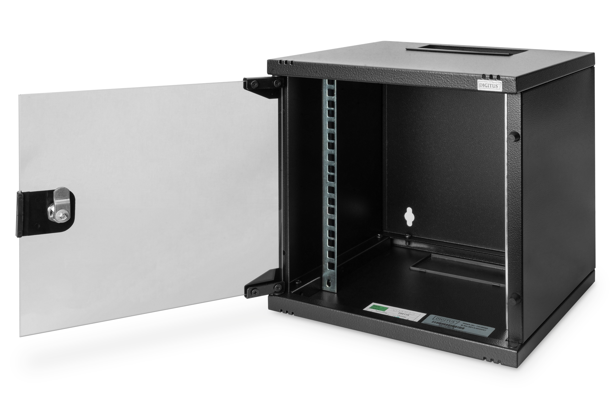 Assmann Electr. Wandschrank 6HE RAL9005 300mm tief DN-10-06U-B