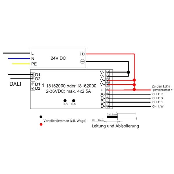 Brumberg Leuchten LED-Dimmer 4-Kanal DALI 18162000