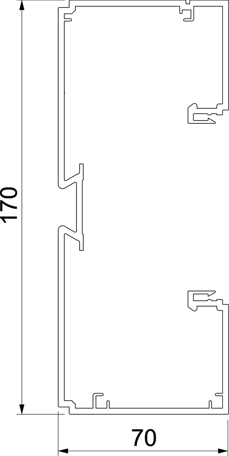 Rehau SIGNA BASE Unterteil 70x170, RAL9010 BRK 70170 rws