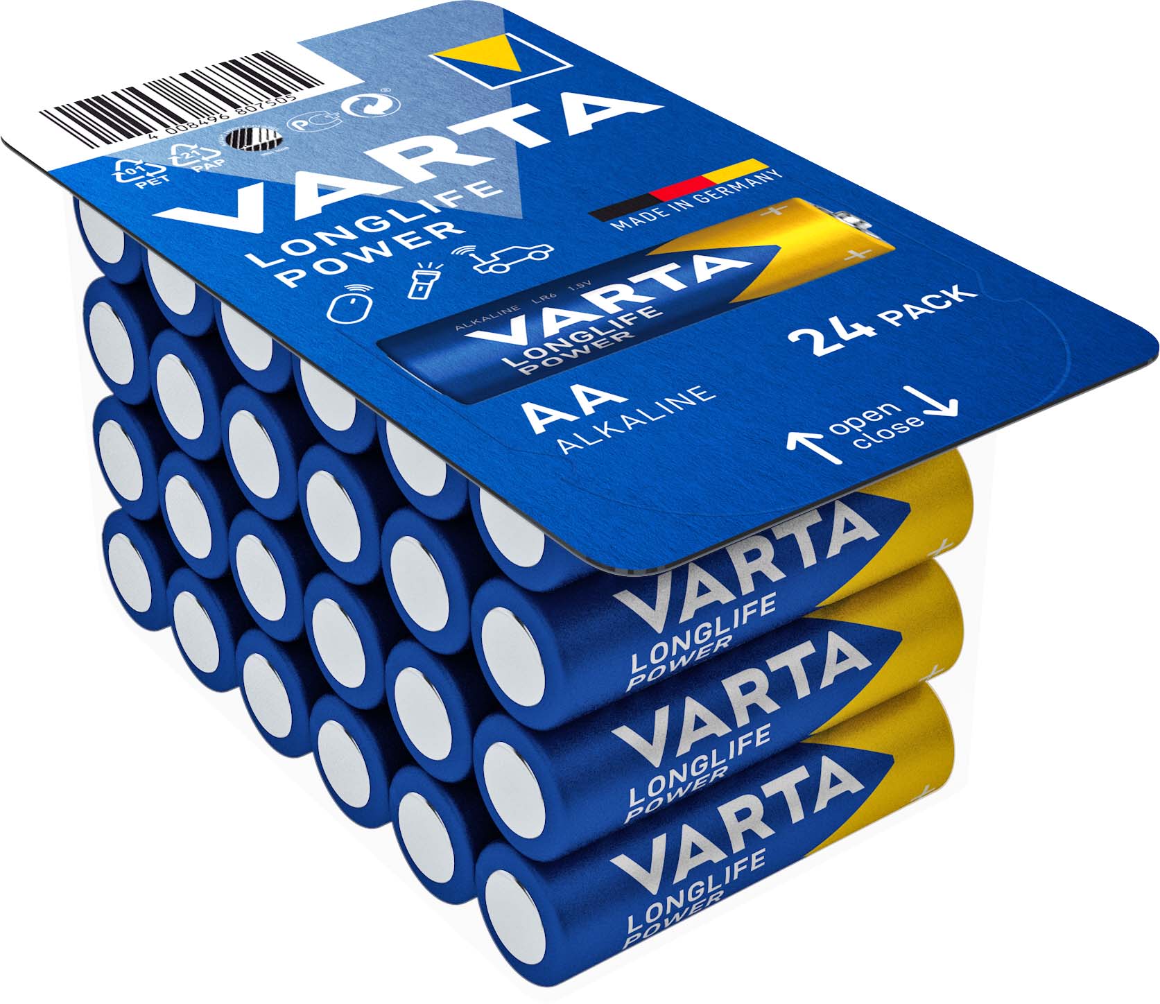 Varta Cons.Varta Batterie Longl.Power AA Mignon, LR6, Al-Mn 4906 Box 24