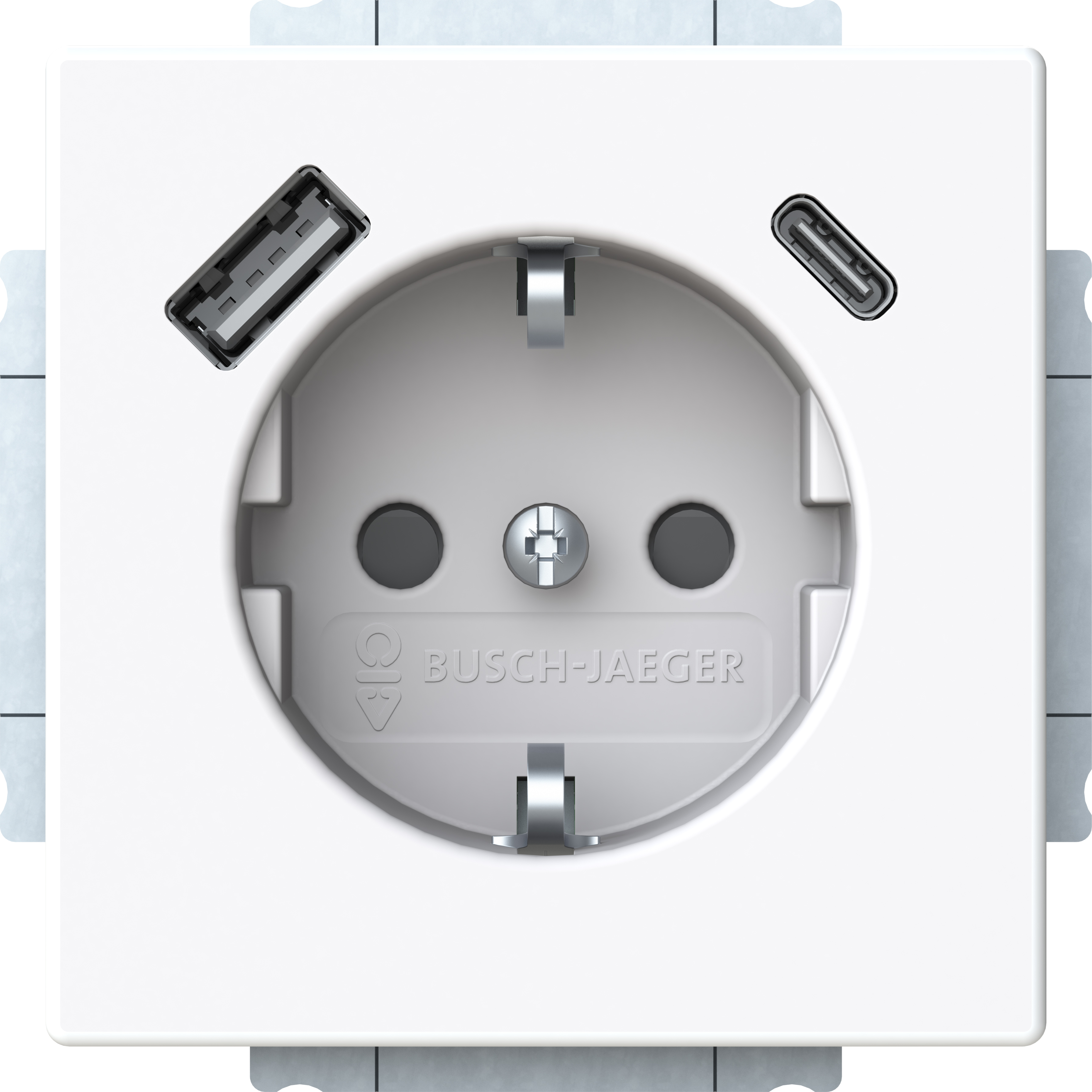 Busch-Jaeger SCHUKO Steckdose SB-A+C 20 EUCB2USBAC-84