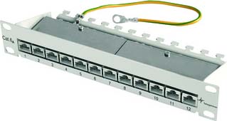 Telegärtner Mini PatchPanel Cat.6A MPP12-HS K 100007002