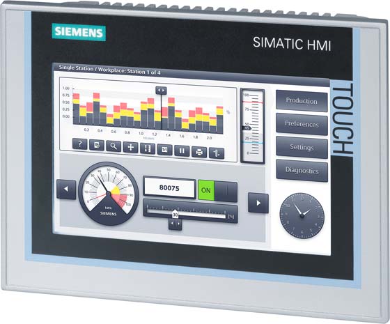 Siemens Dig.Industr. TFT-Panel TP700 Zoll 6AV2124-0GC01-0AX0