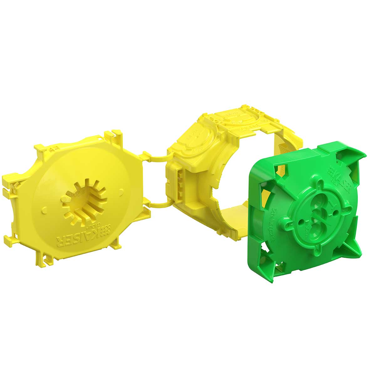 Kaiser Wandleuchten-Anschlussdose 2-tlg.Auslass D=35mm 1248-01 Kaiser Wandleuchten-Anschlussdose 2-tlg.Auslass D=35mm 1248-01