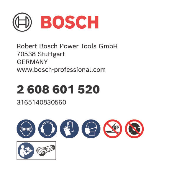 Bosch Power Tools Trennscheibe 2608601520 2608601520(VE5)