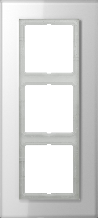 Jung Glasrahmen 3-fach aws waage/senkrecht LSP 983 GL WW