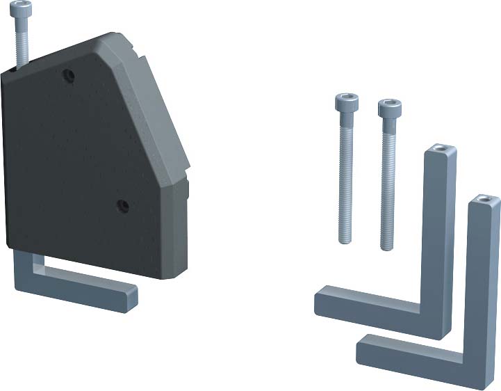 Bachmann DESK Haltewinkelset bis 50mm 930.120